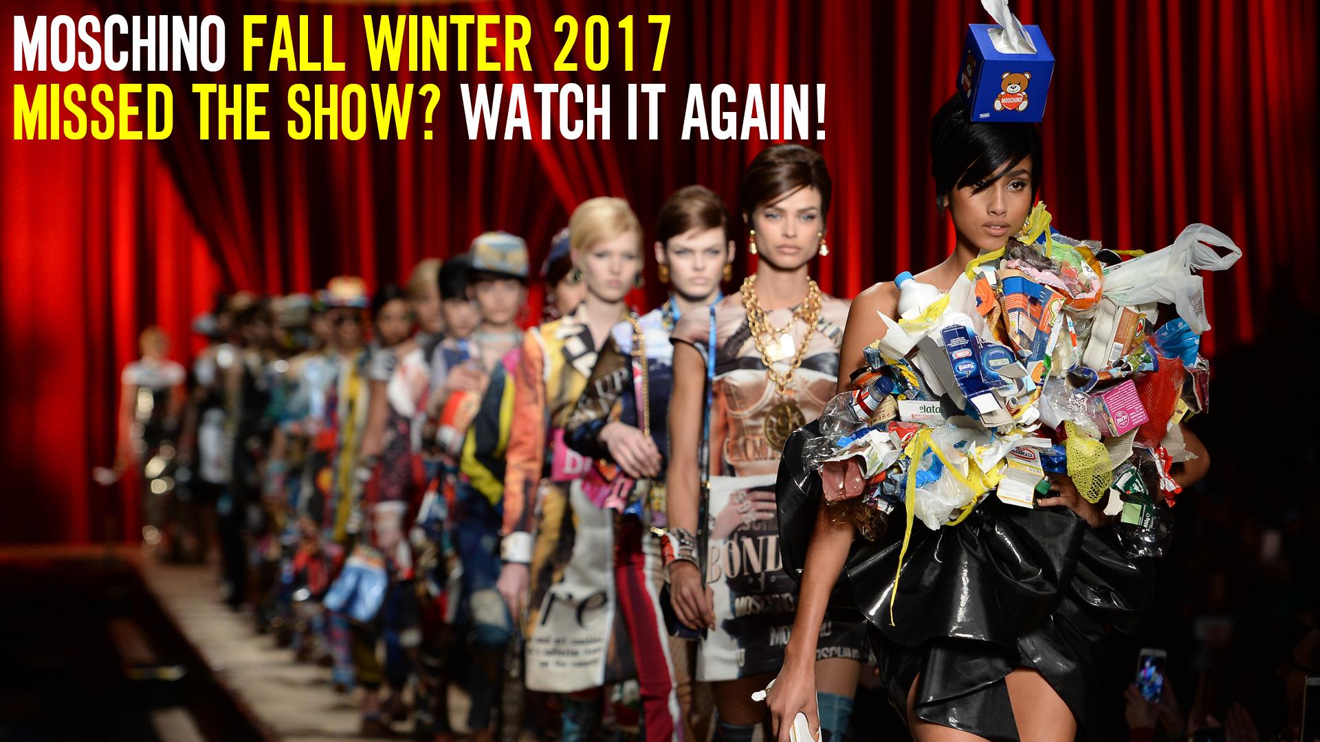 moschino 2017 collection